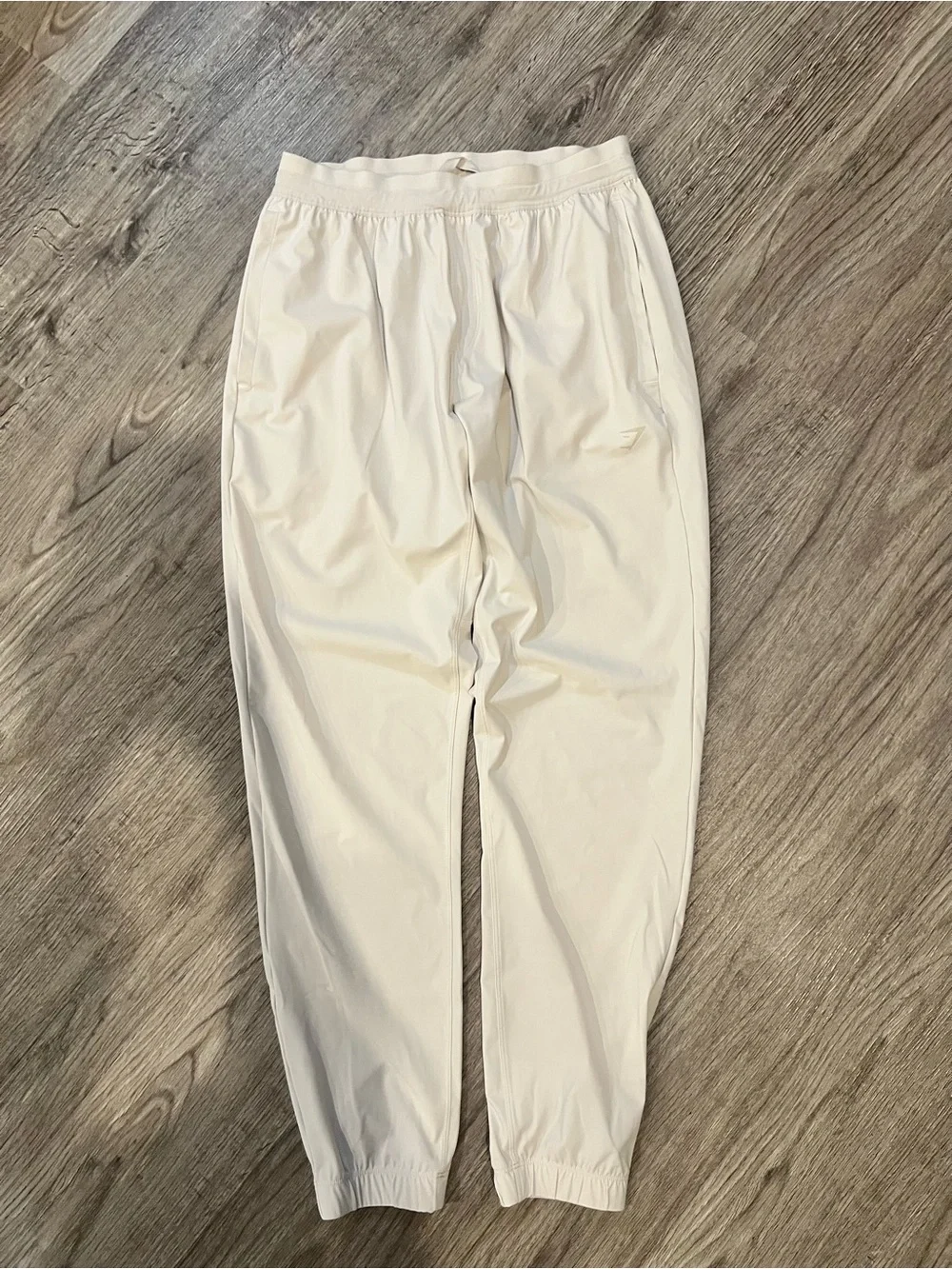 Gymshark Men's Cream Studio Joggers